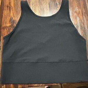 Lululemon Pivot Black Ribbed Tank Top